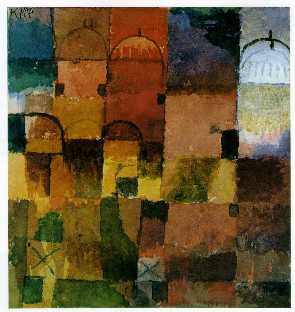 Paul Klee--Red and White Domes